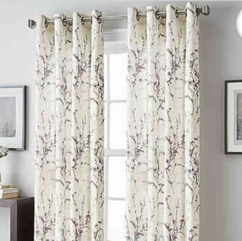 Peri Home Botanical Print Curtains
